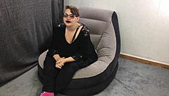 hey check out this submissive kitten trailer with close angle goth solo vibes