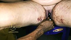 Ladygoldafrica arrives as new village girl for rough sex with city big boy on ranch