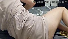 Amoul Solo Handles Quick Clothed Satin Panty Spandex Pants Doggystyle With French Dirty Talk And Ass Licking