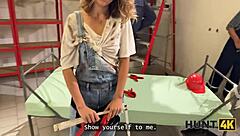 i'm watching this young lady cheat on her bf with her boss for real public orgasms