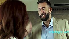 Wife Gets Suspicious But Husband Pounds That Russian Pussy Rough Doggystyle