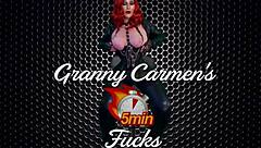 Granny Carmen Angel Gets Reality Mature Fuck in Missionary and Doggystyle with Creampie