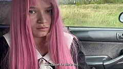 I experienced a thrilling encounter as a horny student girl got massaged and fucked by her new physical education teacher outdoors