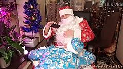 Why Not Join This Wild Christmas Party With Blonde Milf In Cosplay Riding Big Cock For Cum On Tits And Deepthroat?