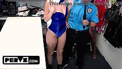 I caught those slutty bunnies stealing costumes and they fucked the lpo to escape trouble