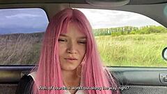 I experienced a thrilling encounter as a horny student girl got massaged and fucked by her new physical education teacher outdoors