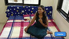 Desi Indian Kavita Enjoys Passionate Sex with Tatya in Homemade Amateur Video