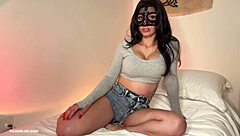 Detailed Gooning Instructions From Hasmik In Femdom Style With Bondage Fingering Shaved Pussy Teasing And Orgasm Control