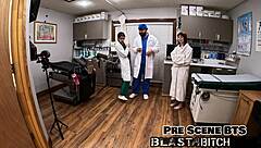 Ditria Rose experiences intense creampie from doctor in hospital exam pov version with gloves and spreading