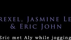 Why settle for one when two amateur girls give outdoor footjobs and wet dreams on balcony with big dick?