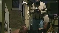 Why does sexy milf Candi Annie pose in lingerie for backstage photoshoot fun?