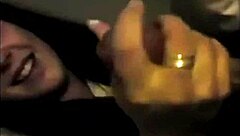 Brunette girlfriend cheats with young guy, filmed sucking cock and getting cumshot in outdoor public one night stand compilation