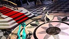 Hatsune Miku nude mod shows big boobs and ass