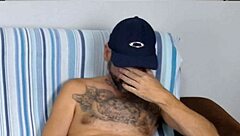 Intriguing wife shows off to husband's friend before intense doggy style and blowjob action.