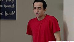 Brunette Vina Sky in bikini licks pussy and takes cumshot in rough 3some cunilingus orgy