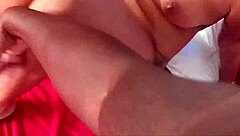 i'm desperate in this casting as hot milf latina with big ass glasses gets spitroasted in wild threesome pov