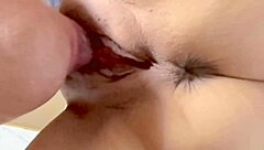 Amateur Couple Enjoys Pink Shaved Pussy Licking And Creampie Fucking After Virginity Loss