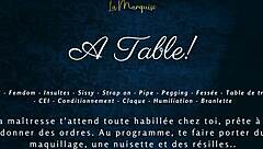 french femdom milking table sissy cei on desk