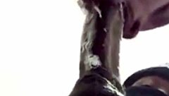 Whoa, check out this super sloppy deepthroat blowjob with amazing cum in mouth action that's incredibly wet!