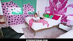 Small tits latina teen 18+ with tattoos gets huge dick to fuck her anal to orgasm pov