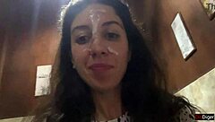 I, uh, I cum on this girl's face in a public sushi bar and she just eats the rolls with cum all over her face like it's no big deal - cumwalk