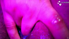 I finger my tight juicy pussy