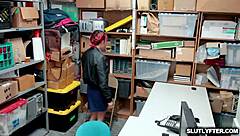 christy love, bend over for doggystyle pussy fuck in shop 3some