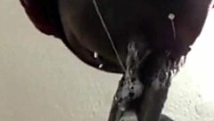 Whoa, check out this super sloppy deepthroat blowjob with amazing cum in mouth action that's incredibly wet!