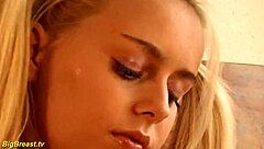 First Time Video Featuring Busty Chubby Pigtails Girl Masturbating In Bathroom