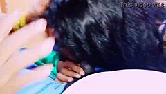 Indian Aunty and Wife Give Dirty Talk Threesome Blowjob to Husband