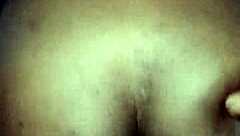 African couple reverse cowgirl riding big cock wet pussy sex