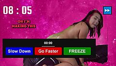 She takes on the intense edging challenge, holding back for 25 minutes before exploding twice quickly