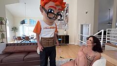 Satine Delivers Slippery Footjob Surprise. ThePornDude Pounds Brunette Teen 18+ with Monster Cock in Cowgirl Doggystyle Creampie.