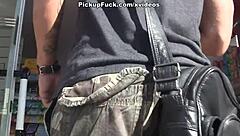 Check this Spaniard getting hard fucked in abandoned building for cash outdoors