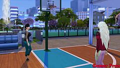 Hey, check out Hinata and her friends in this wild hentai game with cheating and big tits action