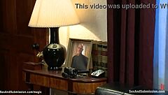 Bound Blonde Girlfriend Double Penetrated