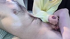 relaxing my older man after work