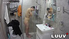 Luuv Alice and Lucien navigate their first argument in a homemade kitchen shower scene with flashing