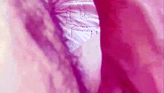 amateur video shows skinny woman in stockings and lingerie acting passively