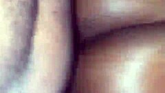 What happens when an ebony beauty's wet creamy pussy gets pounded doggystyle until cumshot explosion?