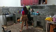 why does this perverted neighbor flash his huge cock and fat ass while visiting?