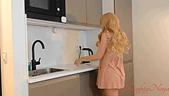 my mom wears barely anything at home