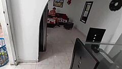 Older Mexican Woman Excited Seeing Small Cock Again in Interracial Encounter