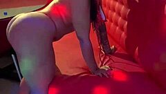 健身房肌肉教练双插我老公在家看