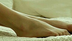 Wow lynn shoves her favorite glass dildo deep into her tight asian ass for orgasm