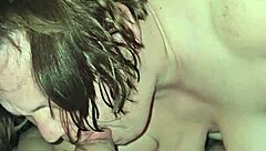 Intense Passion Riding Foot Sucking Massive Cock