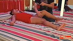 Whoa! Room Casting Features Alejandra Getting A Sensual Full-Body Massage In Latina Action!