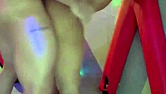 健身房肌肉教练双插我老公在家看