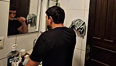 Brazilian Stepmom Pretends Disinterest Spies on Hot Stepson Until She Gets Big Cock Creampie in Fetish Casting Interview