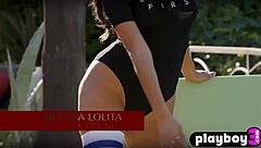 All natural latin milf model exposes hot body while posing in sexy lingerie